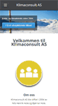 Mobile Screenshot of klimaconsult.no